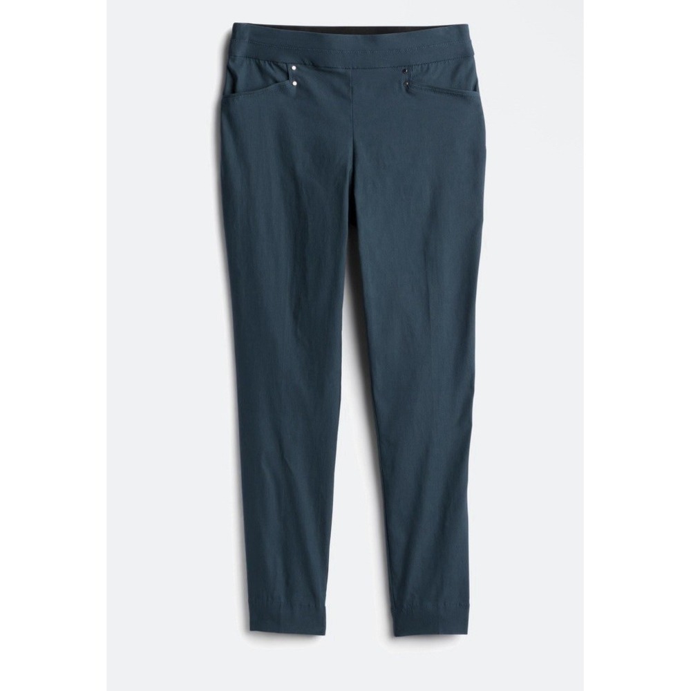 Violets & Roses Pull On Sz 10 Teal 27" Inseam, Slim Straight, Mid Rise 9.5"